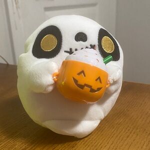 Zuru Snackles Cute Ghost Plush with Pumpkin